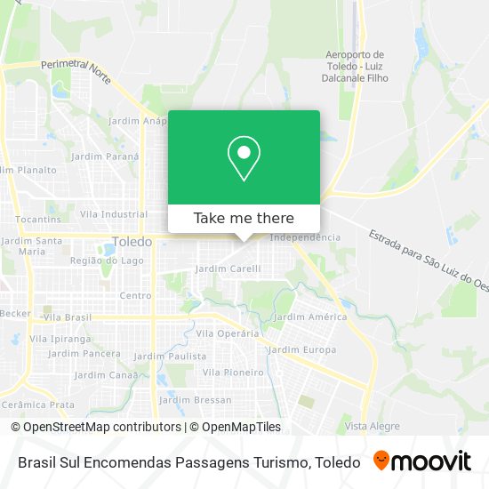 Brasil Sul Encomendas Passagens Turismo map