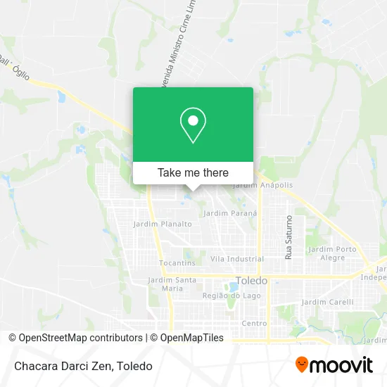 Chacara Darci Zen map