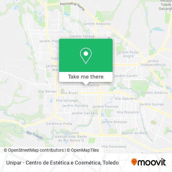 Unipar - Centro de Estética e Cosmética map