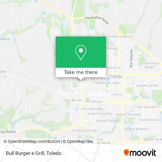 Bull Burger e Grill map