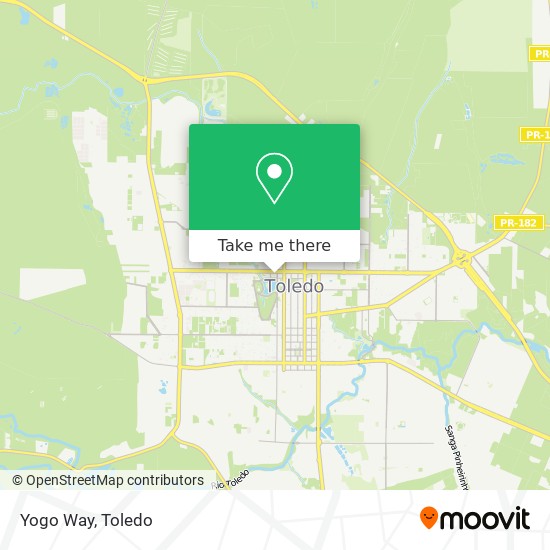 Yogo Way map