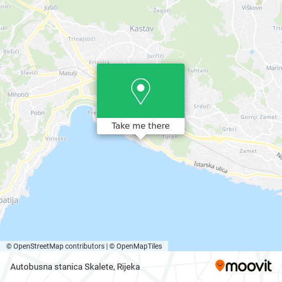 Autobusna stanica Skalete map