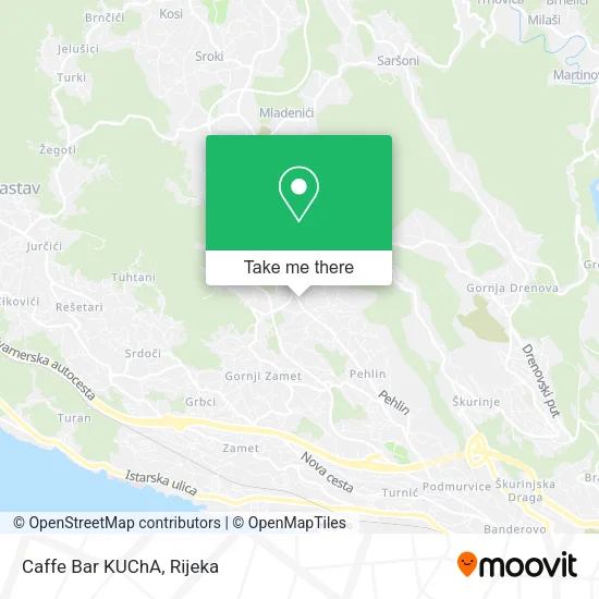 Caffe Bar KUChA map