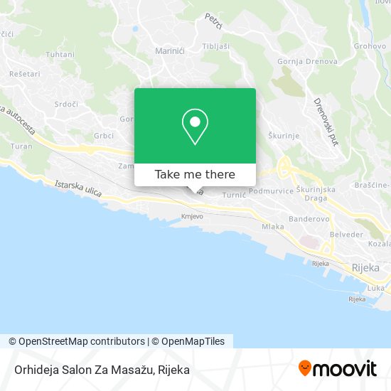 Orhideja Salon Za Masažu map