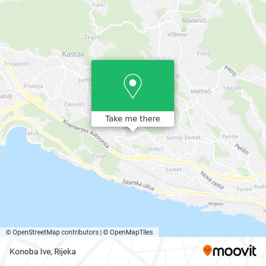 Konoba Ive map