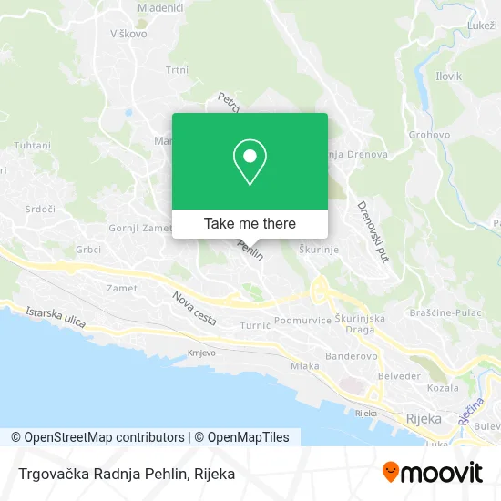 Trgovačka Radnja Pehlin map