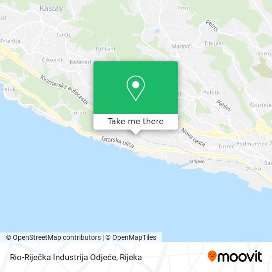 Rio-Riječka Industrija Odjeće map