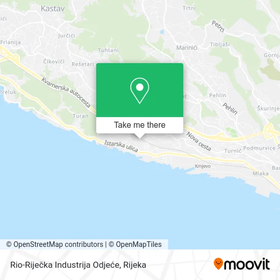 Rio-Riječka Industrija Odjeće map