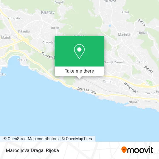 Marčeljeva Draga map