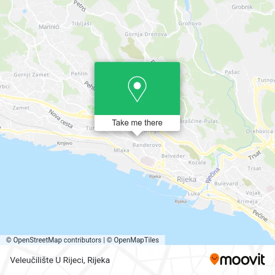 Veleučilište U Rijeci map