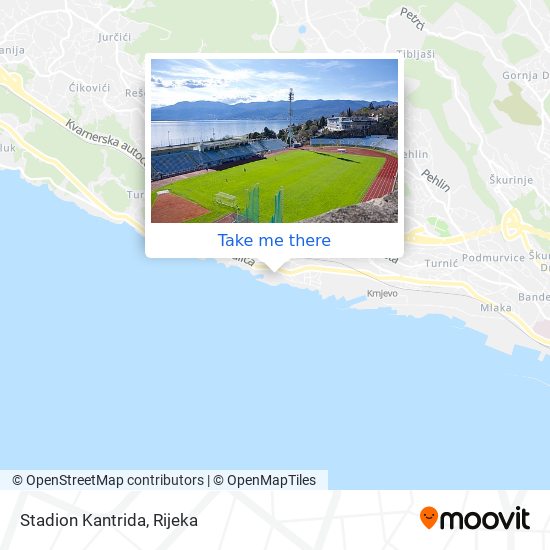 Stadion Kantrida map