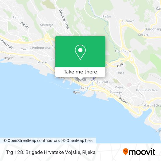 Trg 128. Brigade Hrvatske Vojske map