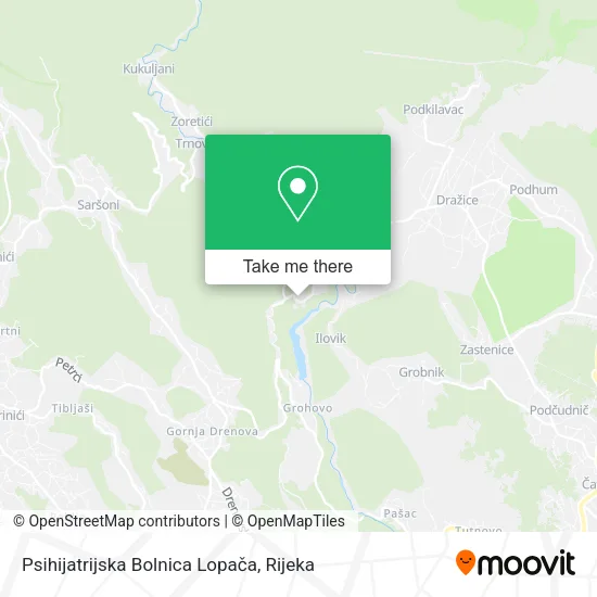 Psihijatrijska Bolnica Lopača map
