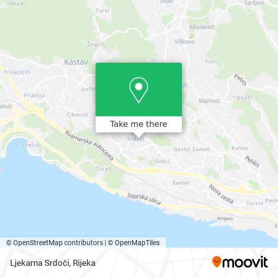 Ljekarna Srdoči map