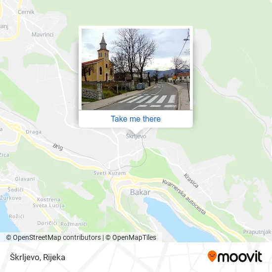 Škrljevo map