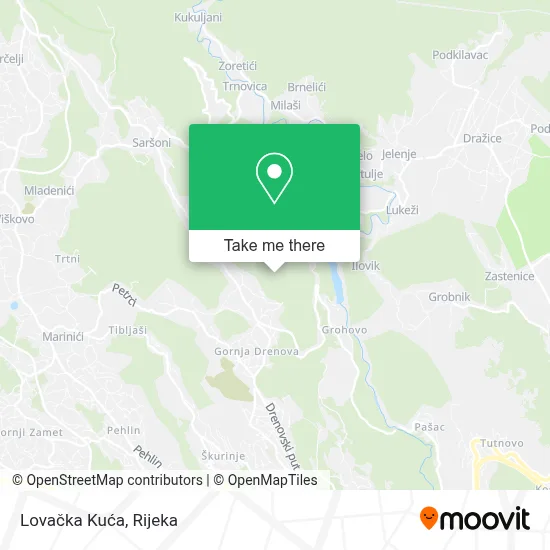 Lovačka Kuća map