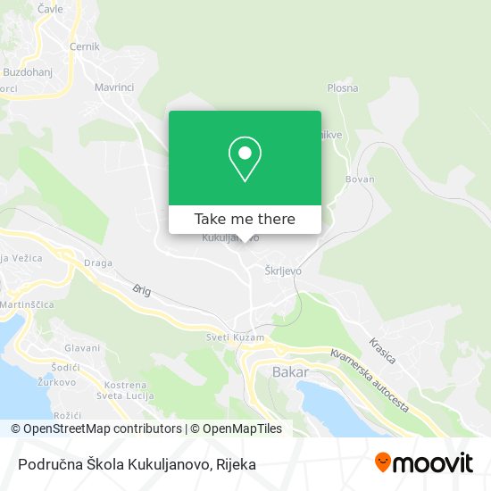 Područna Škola Kukuljanovo map