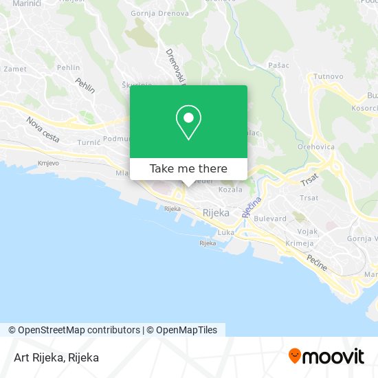 Art Rijeka map