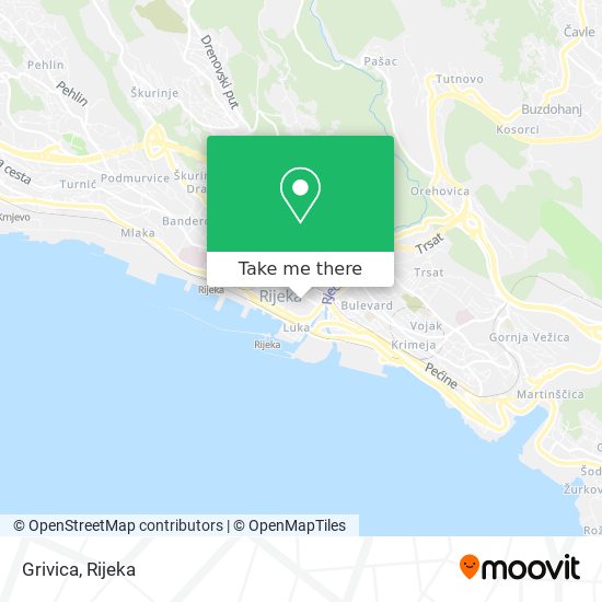 Grivica map