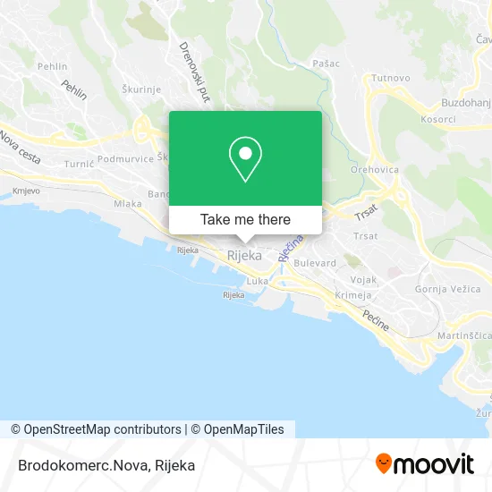 Brodokomerc.Nova map