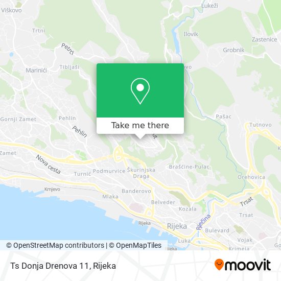 Ts Donja Drenova 11 map