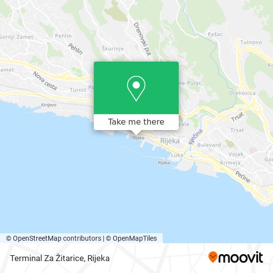 Terminal Za Žitarice map