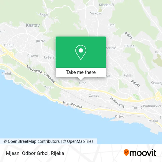 Mjesni Odbor Grbci map