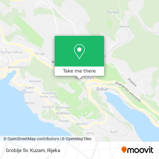 Groblje Sv. Kuzam map