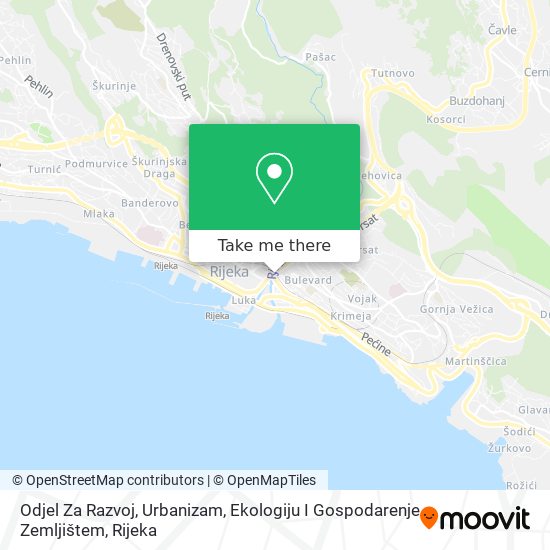Odjel Za Razvoj, Urbanizam, Ekologiju I Gospodarenje Zemljištem map