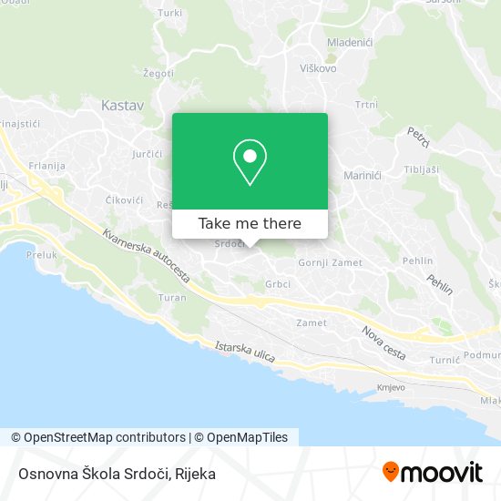 Osnovna Škola Srdoči map