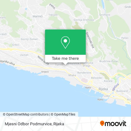Mjesni Odbor Podmurvice map