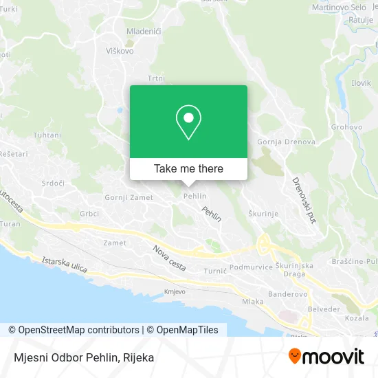 Mjesni Odbor Pehlin map