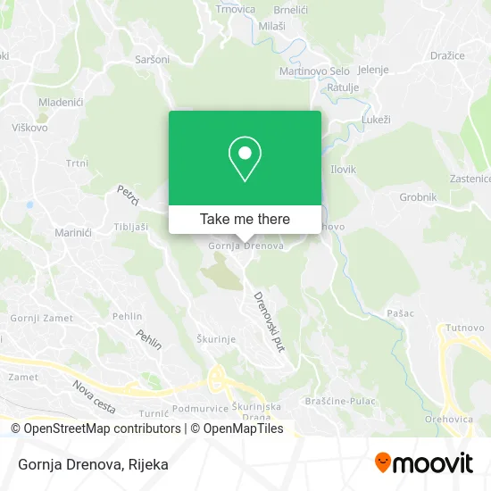 Gornja Drenova map