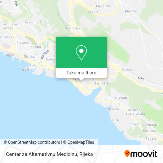Centar za Alternativnu Medicinu map