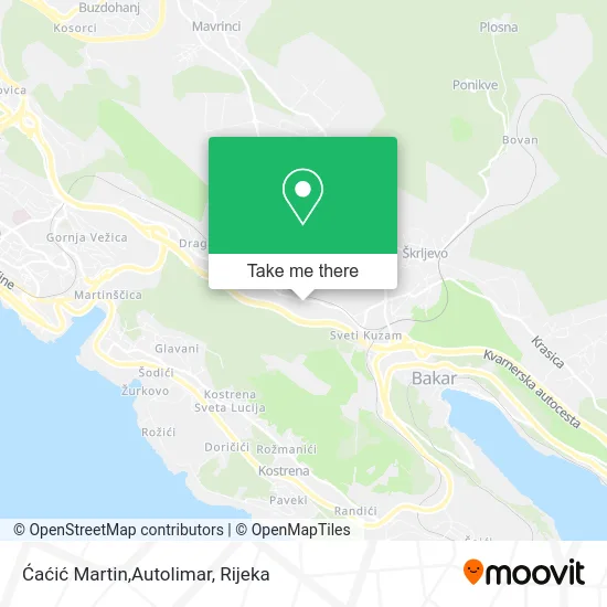 Ćaćić Martin,Autolimar map