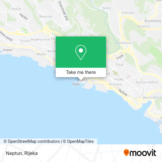 Neptun map