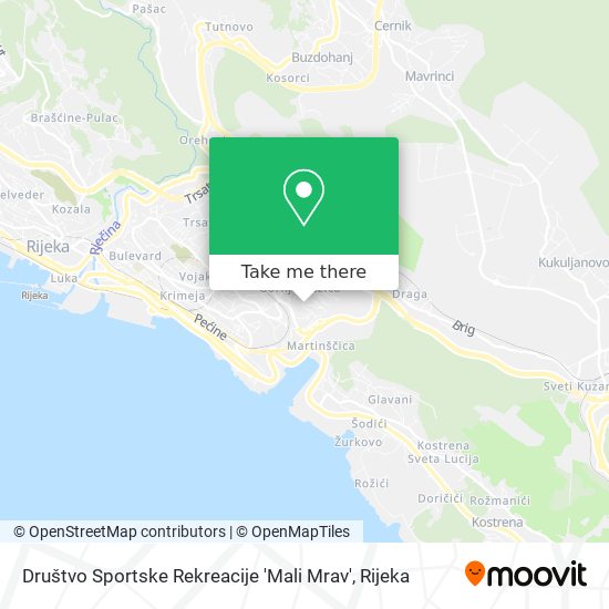 Društvo Sportske Rekreacije 'Mali Mrav' map