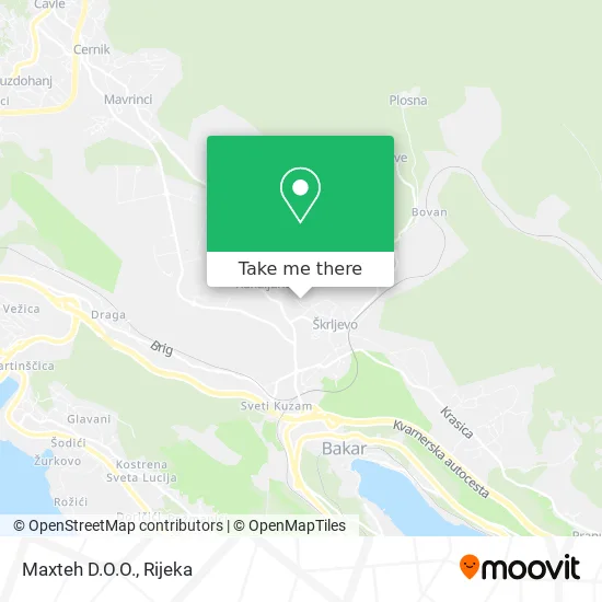 Maxteh D.O.O. map