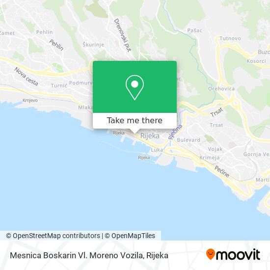 Mesnica Boskarin Vl. Moreno Vozila map