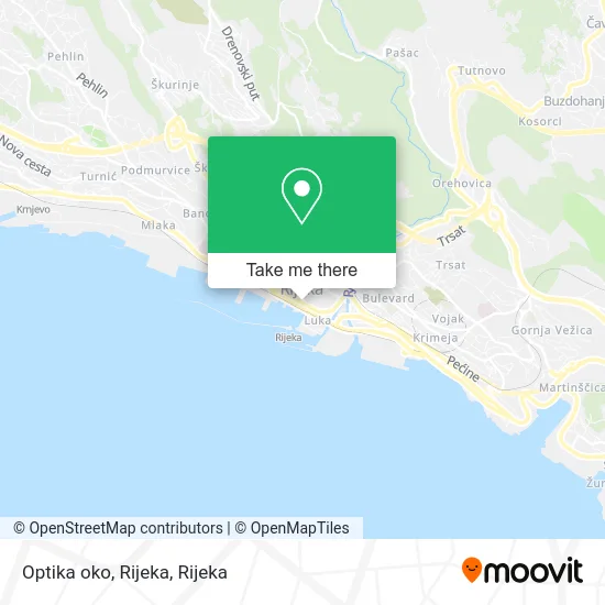 Optika oko, Rijeka map