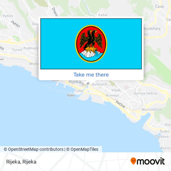 Rijeka map