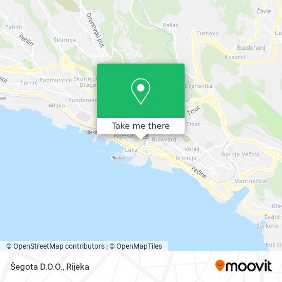 Šegota D.O.O. map