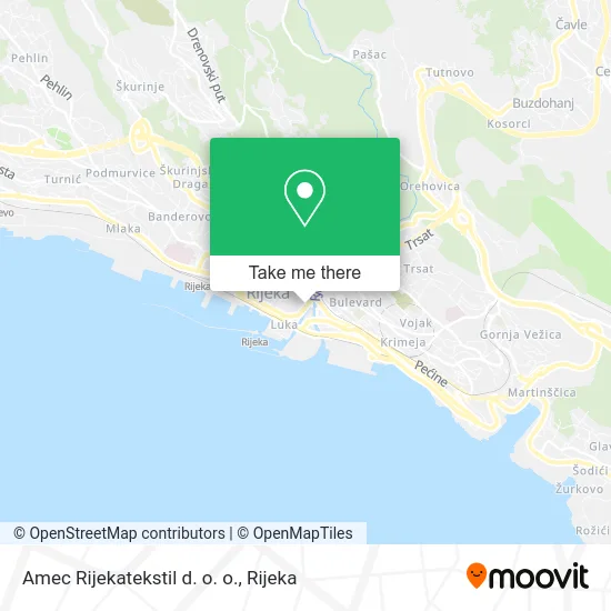 Amec Rijekatekstil d. o. o. map
