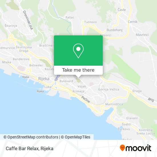 Caffe Bar Relax map