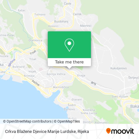 Crkva Blažene Djevice Marije Lurdske map
