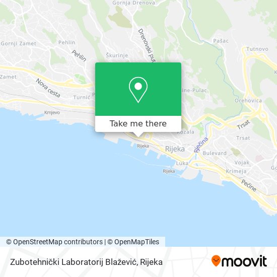 Zubotehnički Laboratorij Blažević map