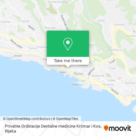 Privatne Ordinacije Dentalne medicine Krčmar i Kos map