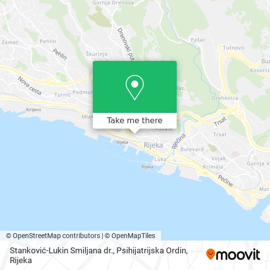 Stanković-Lukin Smiljana dr., Psihijatrijska Ordin map