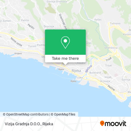 Vizija Gradnja D.O.O. map