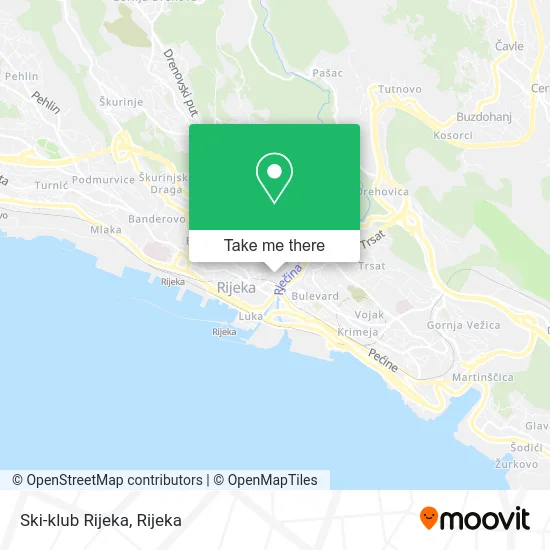 Ski-klub Rijeka map